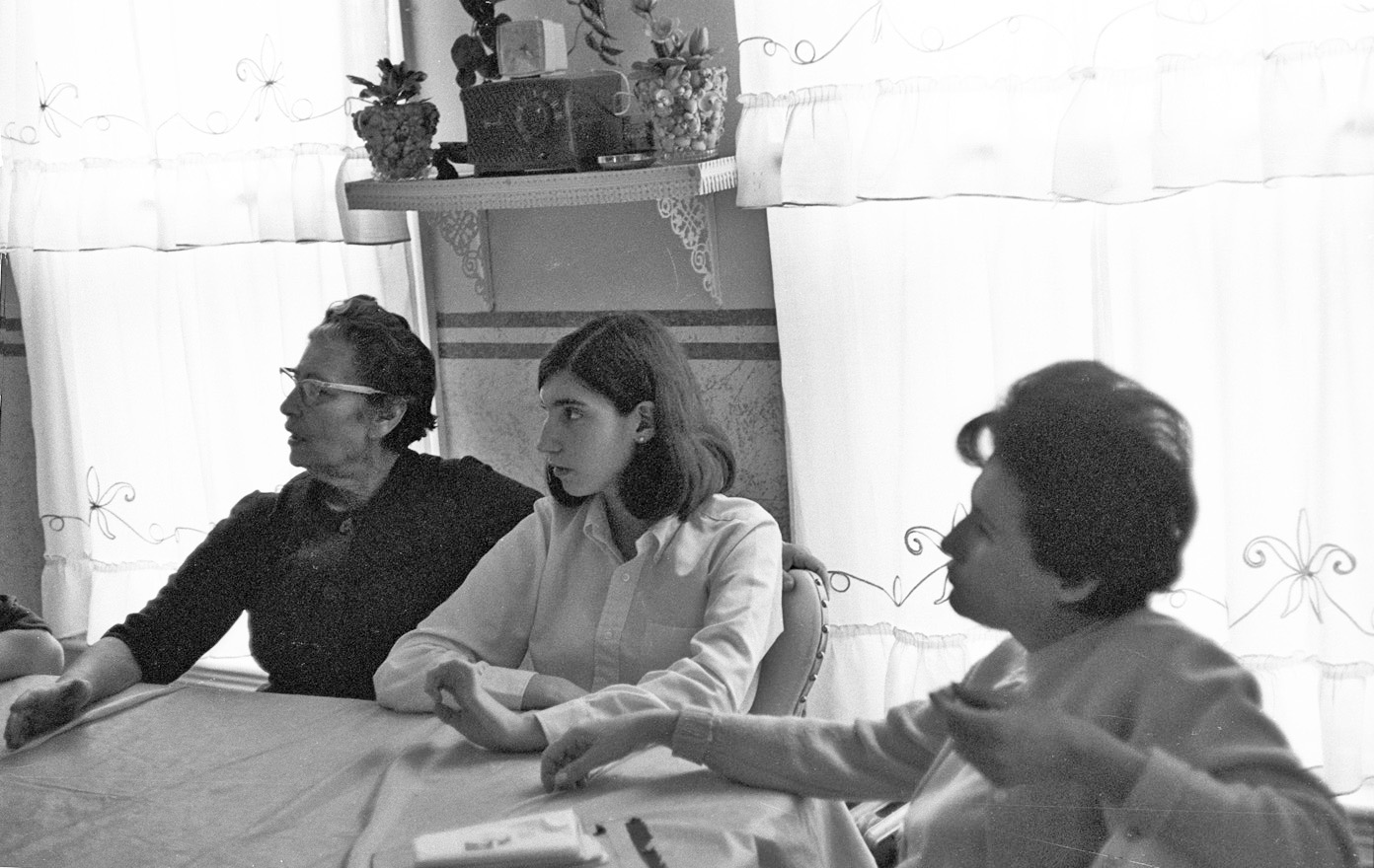 1969 April Portland Sarah Cook & Andrea & Pat Schwartz